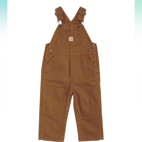 Carhartt Other - Carhartt Brown Baby Canvas Bib Overalls